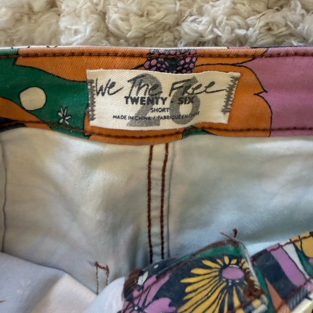 Free people Just float on by jeans in Psychedelic combo size 6 - Picture 16 of 16